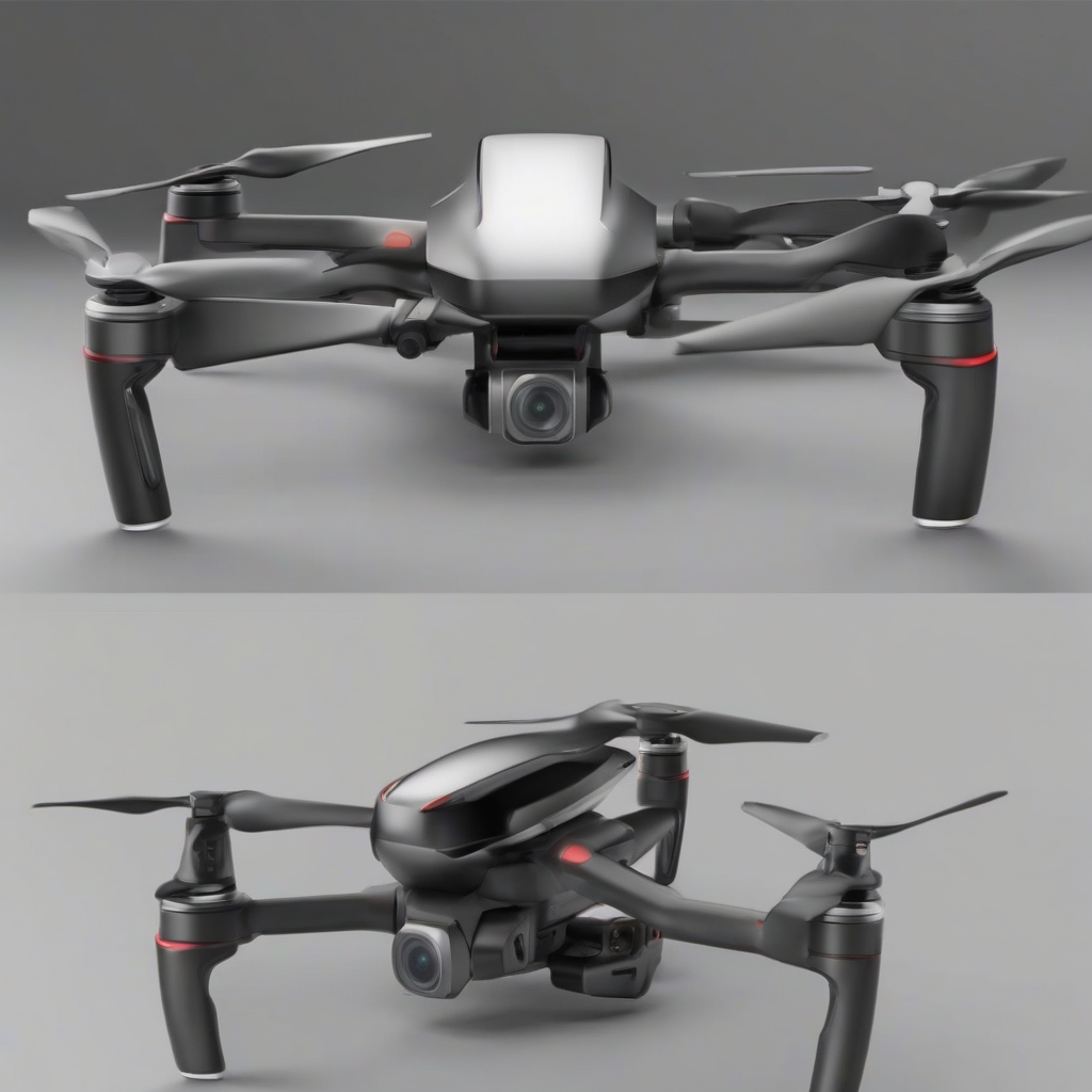 Hypothetical DJI Mini 100 Pro showcasing its portable design