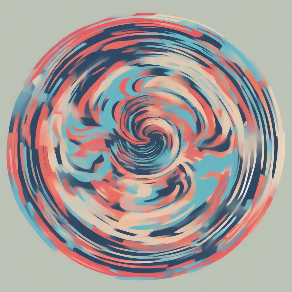 A GIF of a person spinning around, feeling dizzy