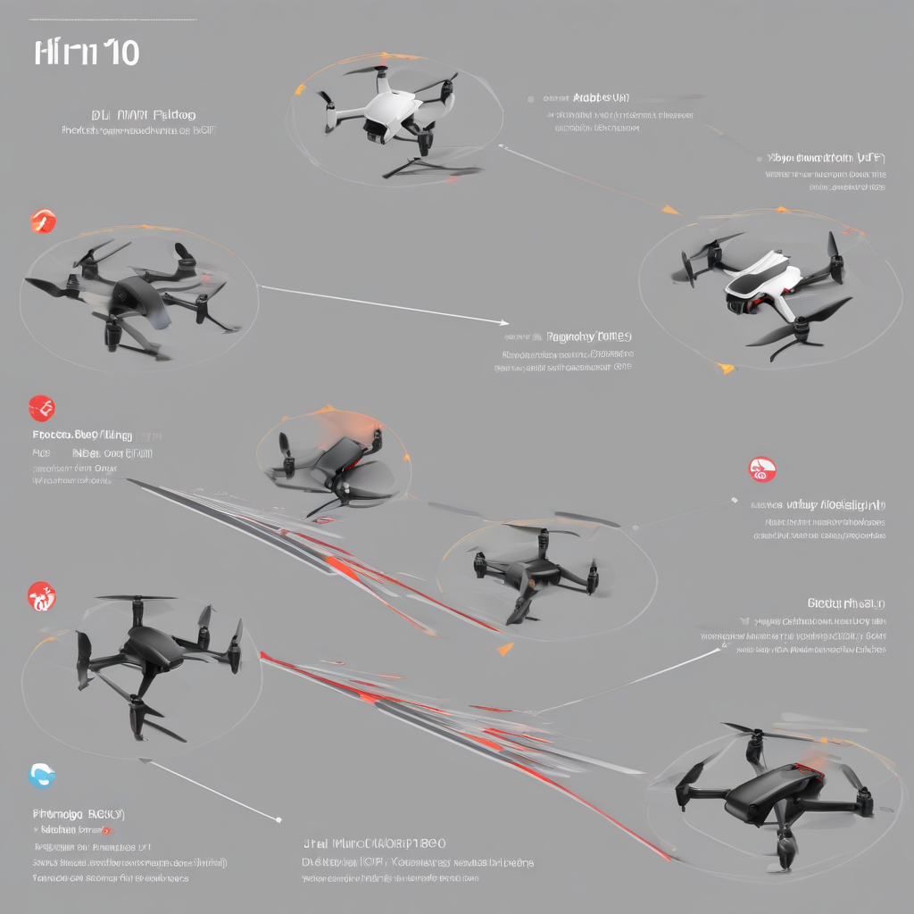 Hypothetical DJI Mini 100 Pro image showing advanced flight modes