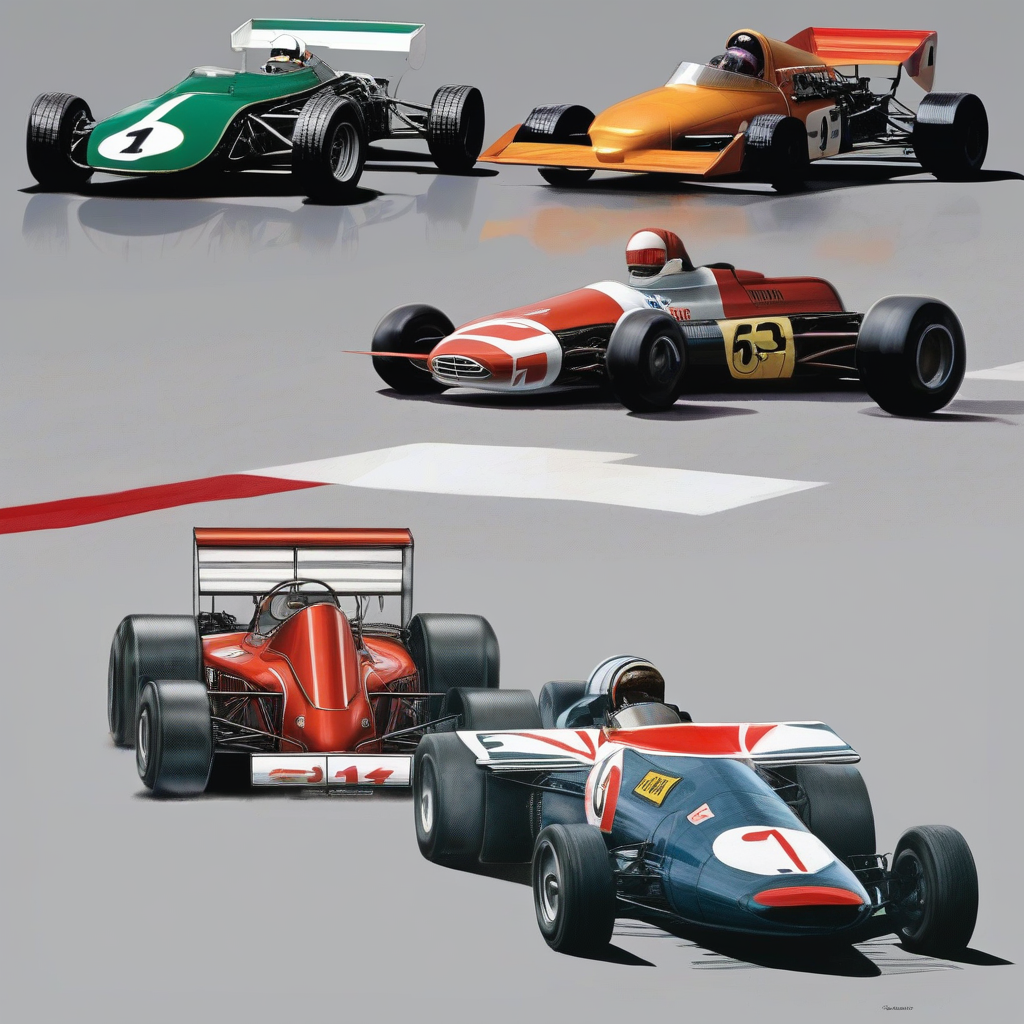 Early F1 Cars